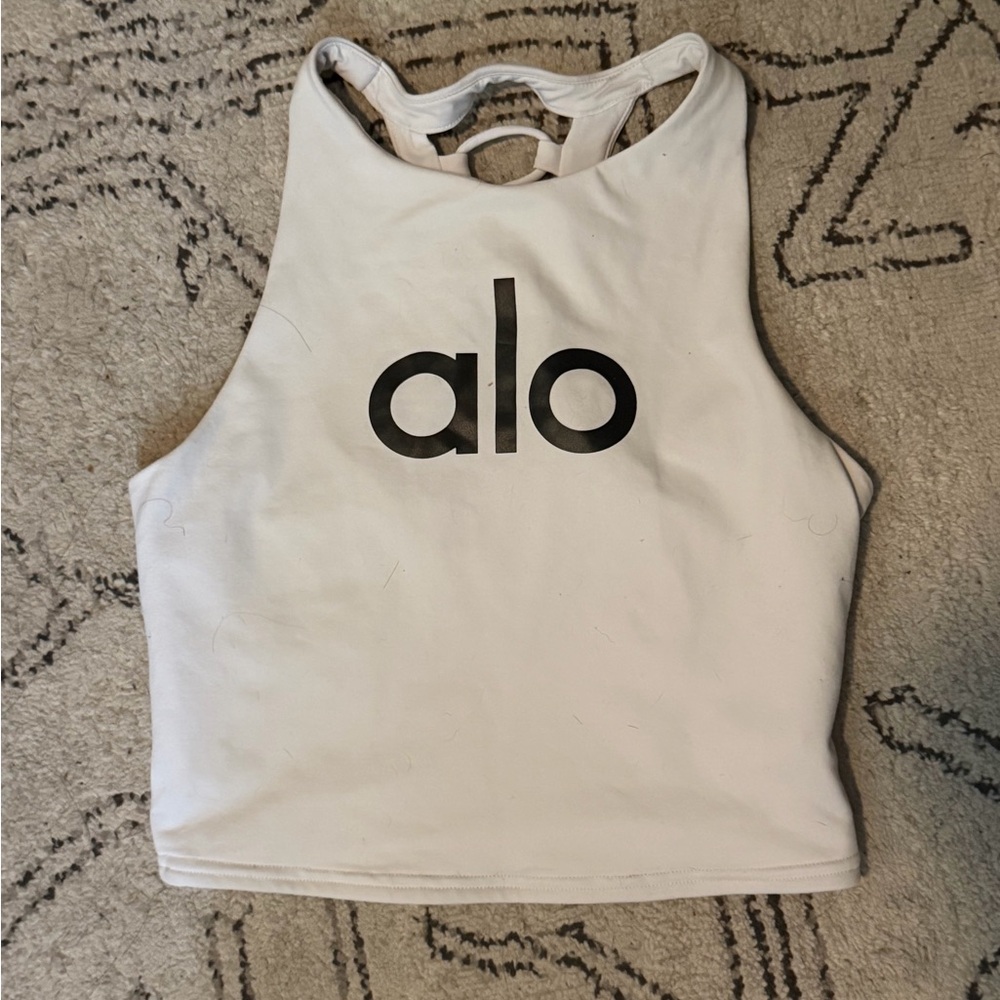 ALO Yoga White Sports Bra